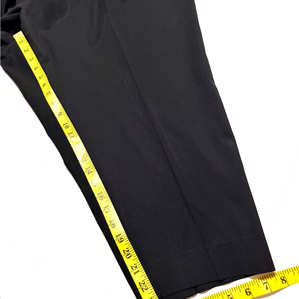 Lafayette 148 Clinton Black Ankle Pants Size 20W Light Wool Straight Leg - Picture 15 of 15